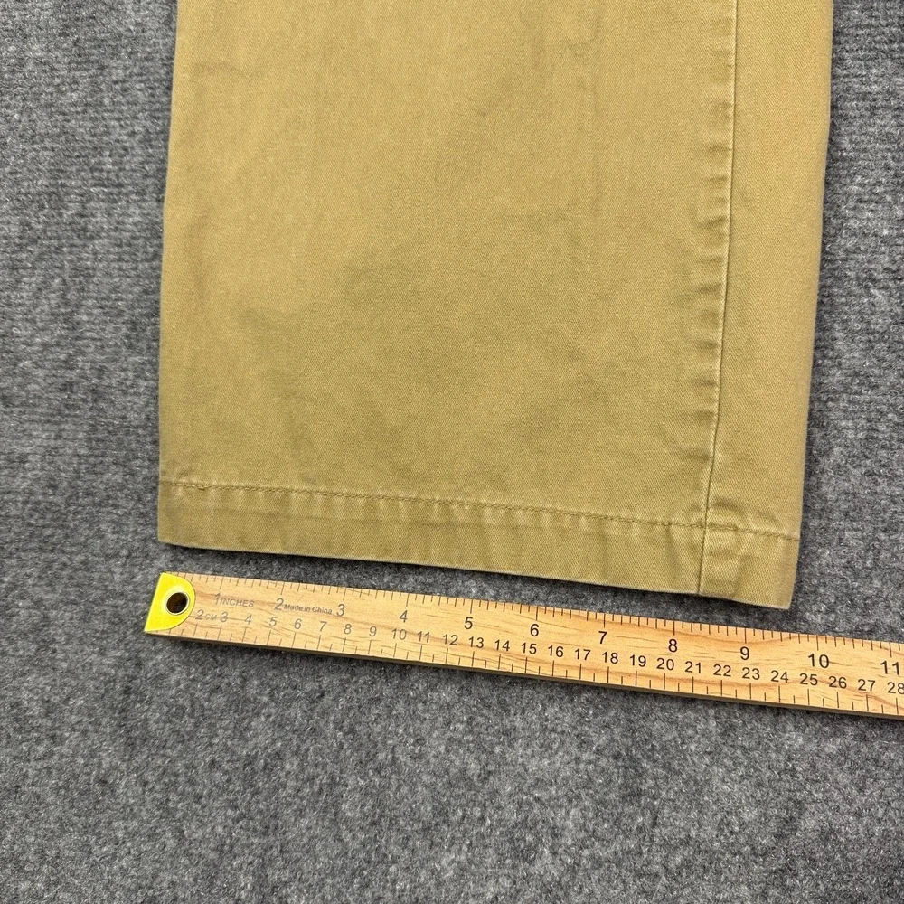 Vintage Levis Mens Cargo Pants 36x34 Khaki Canvas Baggy Relaxed Skater Y2K